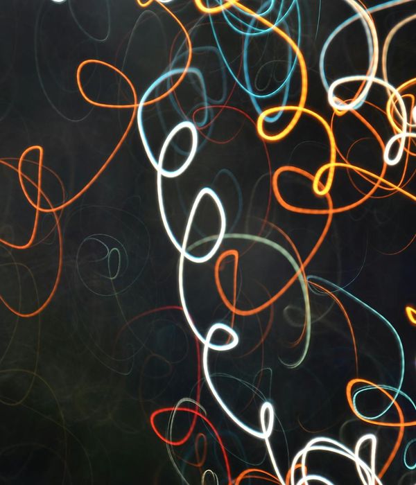 Abstract glowing lines representing energy and flexibility flow